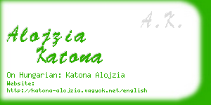 alojzia katona business card